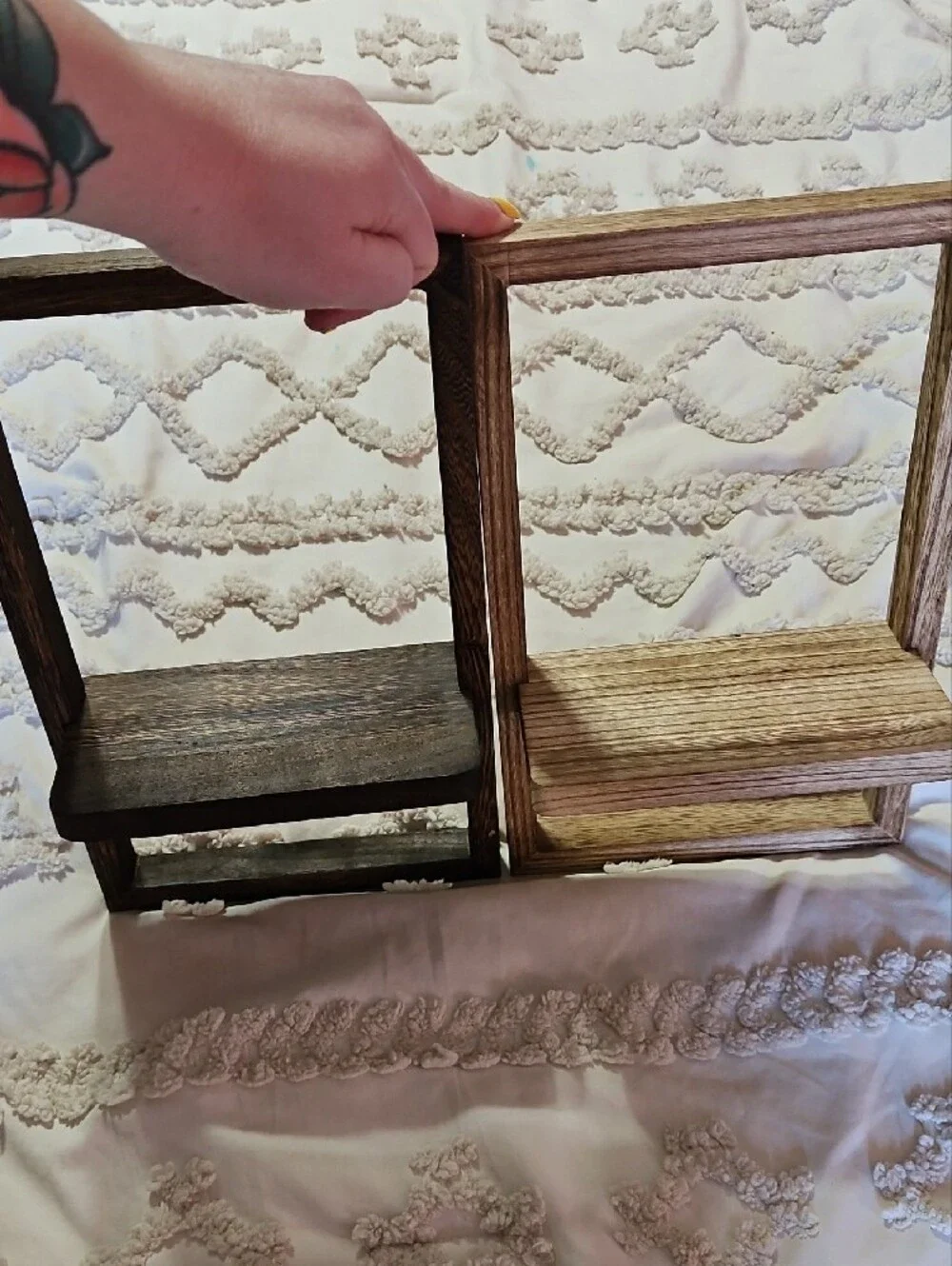 Rustic Wall Shelf- Floating Book Shelf